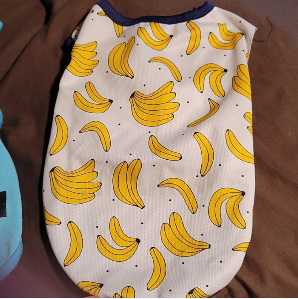 Dog Banana Print Top